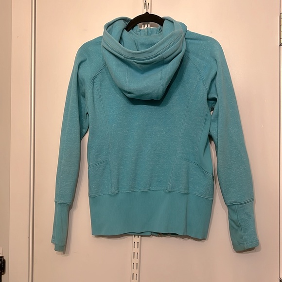 Lululemon Aqua Zip Up Hoodie - Picture 2 of 4